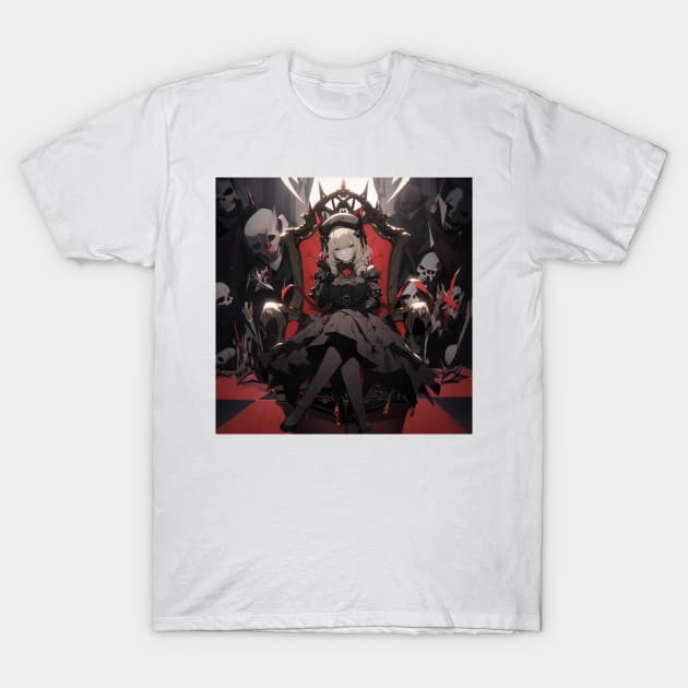 Throne of the Vampire Queen T-Shirt by ILK87